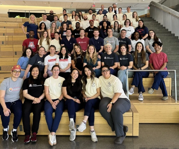 group of students in the nurse anesthesiology program